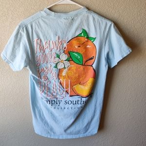 Simply southern tees and cropped black tee